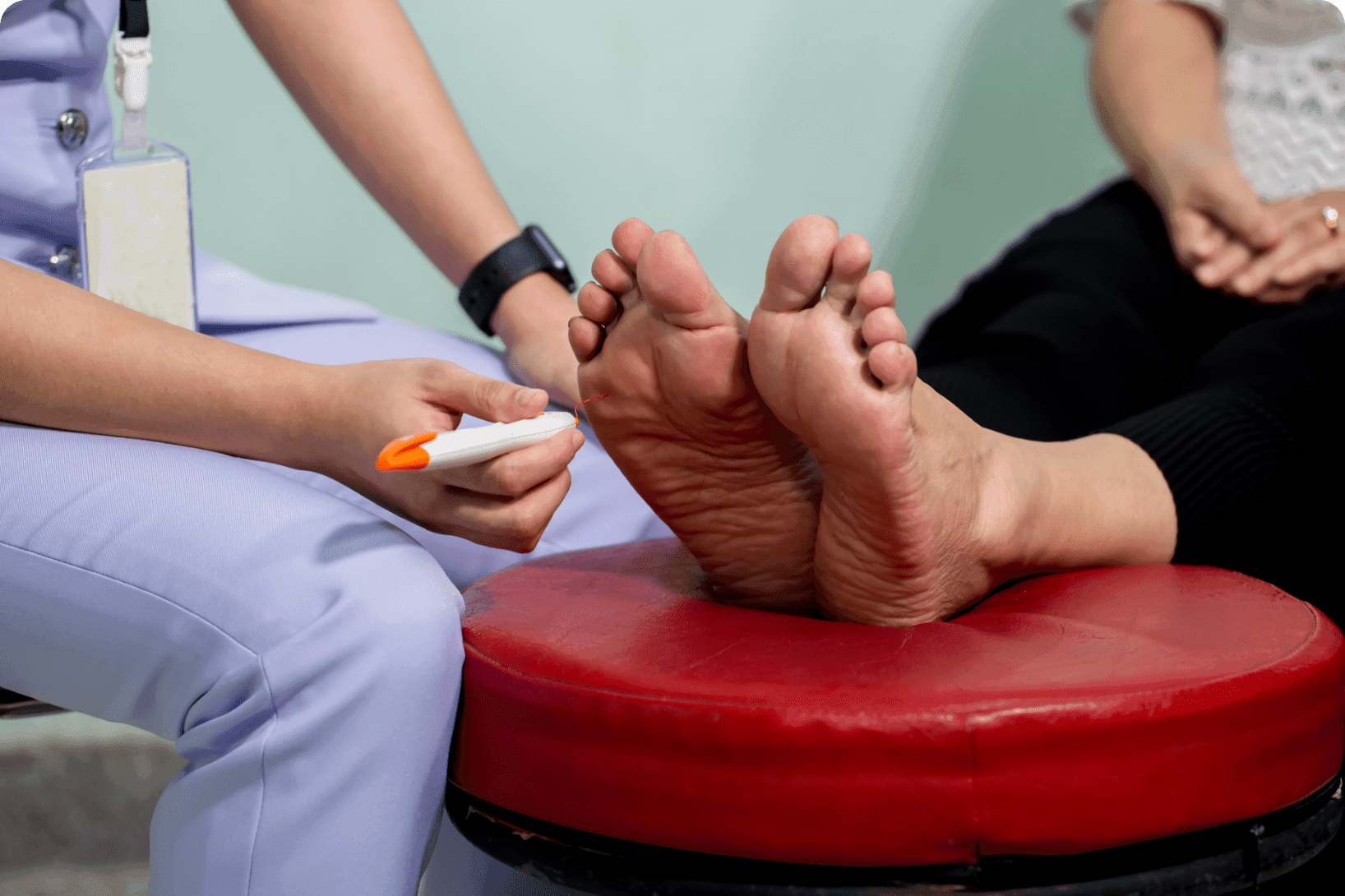 Foot Exam For People With Diabetes