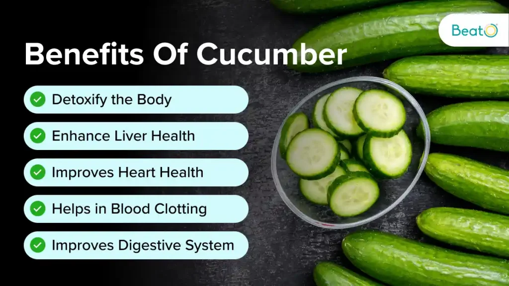 15 Cucumber Benefits Energize and Detoxify Naturally Diabetes Blog