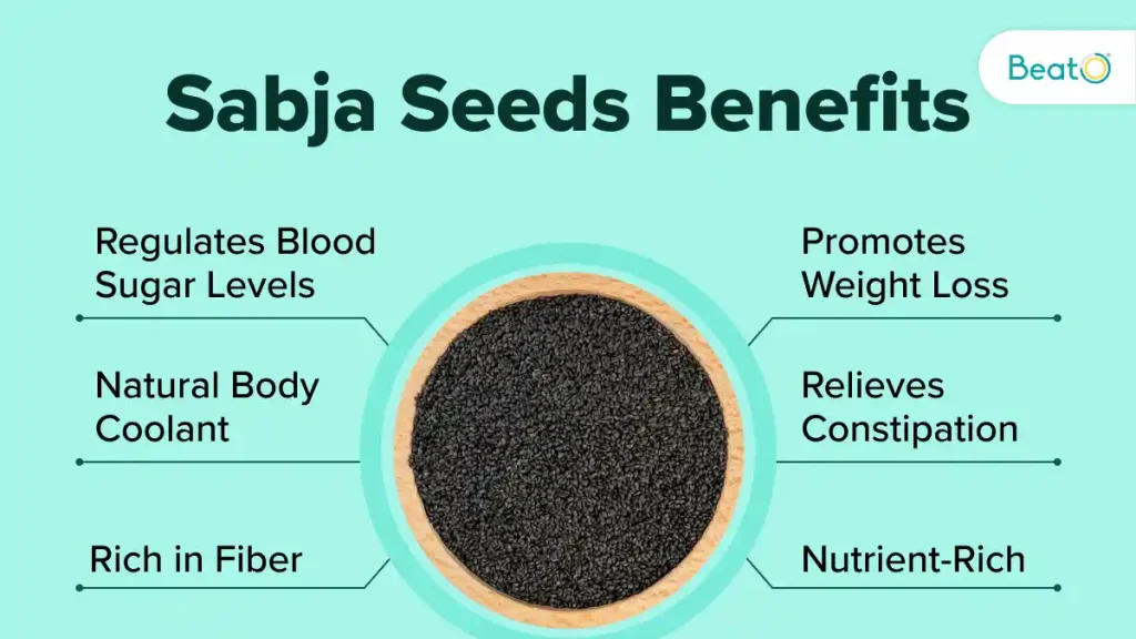 Sabja Seeds Benefits Side Effects and Simple Recipe Diabetes Blog